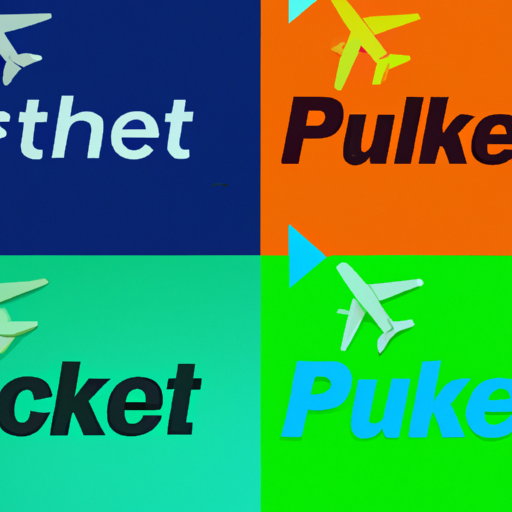 קולאז' של לוגואים שונים של חברות תעופה המציעות טיסות ישירות לפוקט.